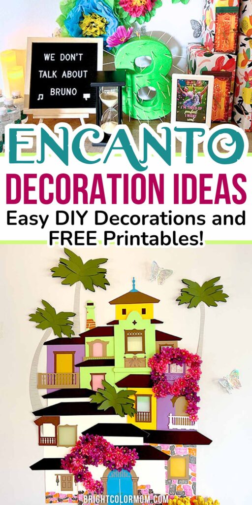 various Encanto party decoration ideas