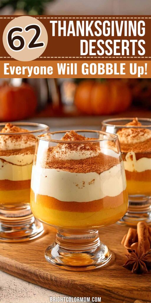 several pumpkin spice tiramisu desserts