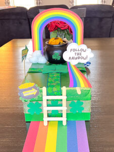Easy Shoebox Leprechaun Trap for Kids - A St. Patrick's Day Craft