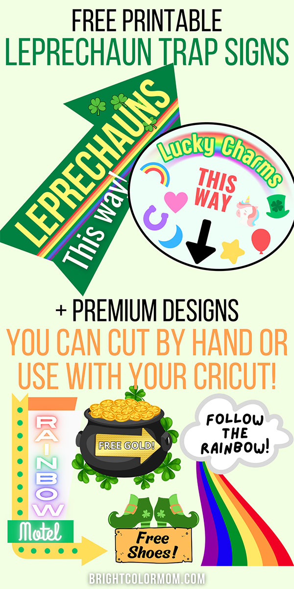 6 Printable Leprechaun Trap Signs (with a FREE Download!)