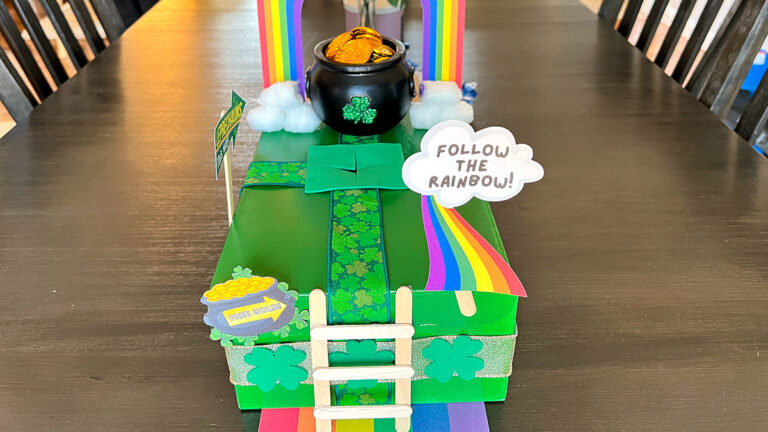 How to Make a Shoebox Leprechaun Trap for St. Patrick’s Day