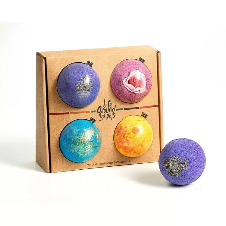 a set of fruity bath bombs