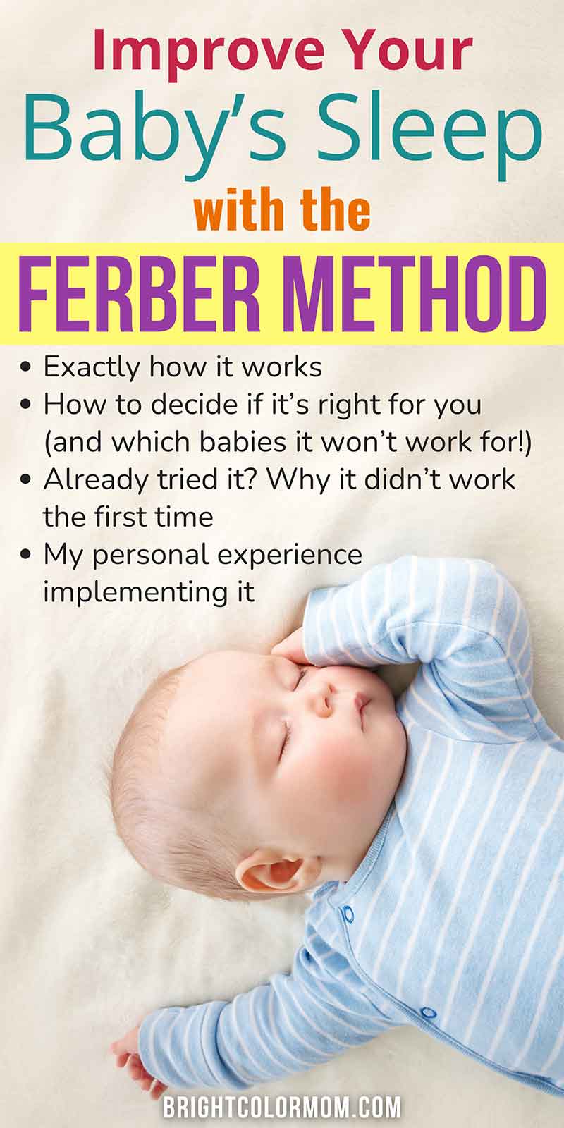 Ferber Method: The Guide To Sleep Training Your Baby