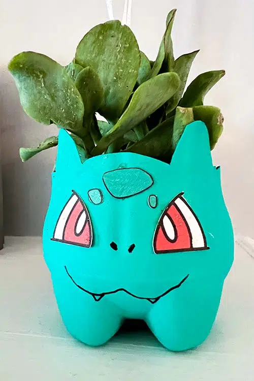 a Bulbasaur succulent planter