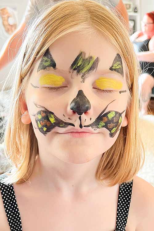 cat face paint