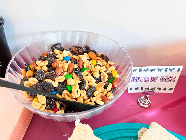 a bowl of trail mix