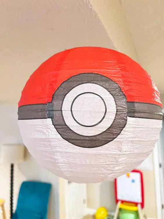 paper lantern Poke ball