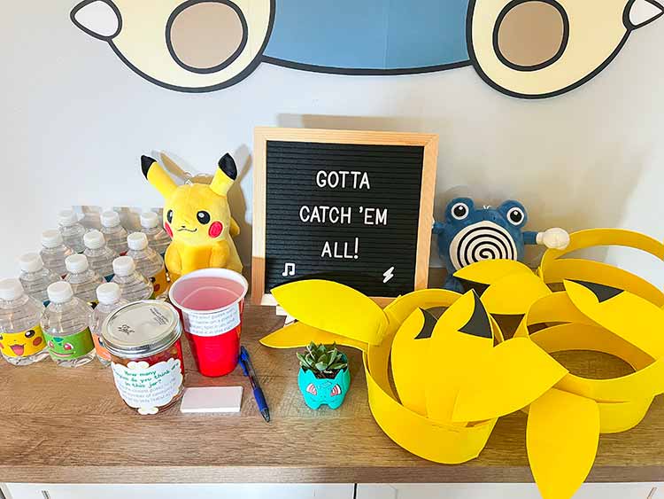 Pokemon party favors