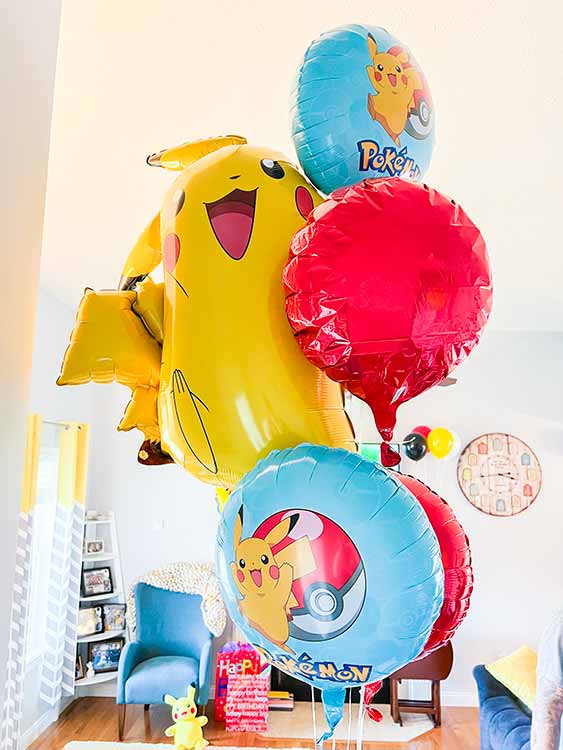 Pokemon mylar balloons