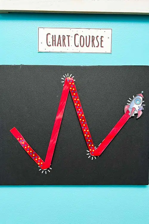 homemade Among Us Chart Course task