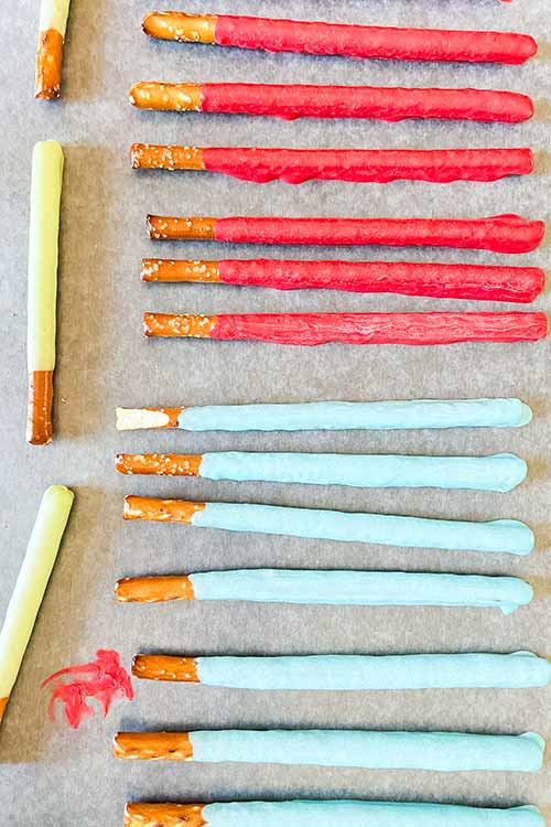 chocolate-covered pretzel rods