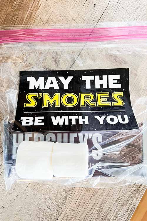 a homemade s'mores kit