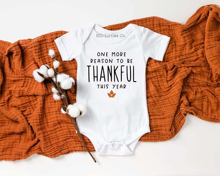 Thanksgiving baby onesie