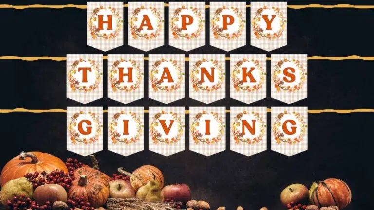 Happy Thanksgiving banner