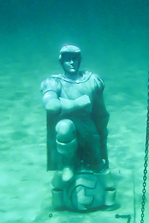 the Prince Eric statue from The Little Mermaid