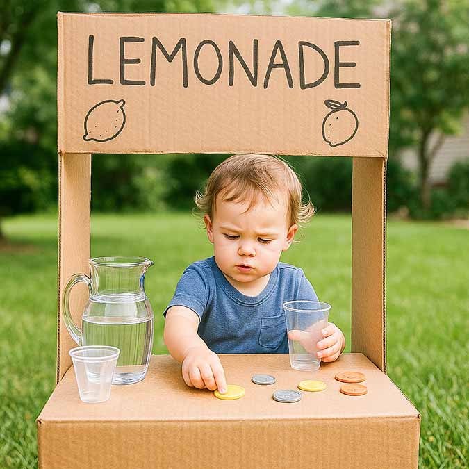 toddler lemonade stand