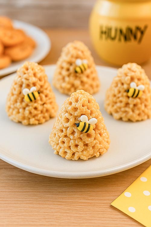 beehive-shaped cereal treats