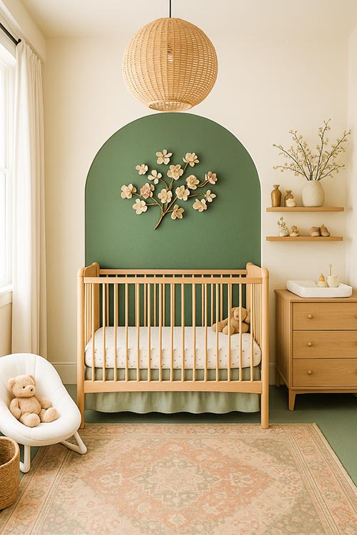 modern baby nursery design