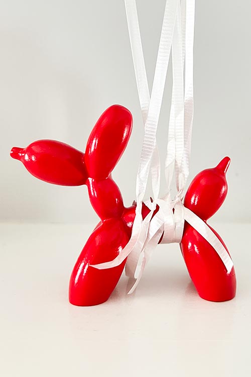 red balloon animal dog weight